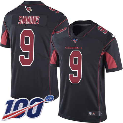Cardinals #9 Isaiah Simmons Black Men's Stitched Limited Rush 100th Season Jersey cheap jerseys for sale - CheapJerseys.Shop