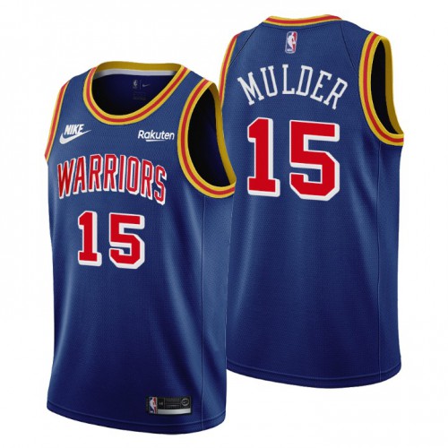 Golden State Golden State Warriors #15 Mychal Mulder Mens Releases Classic Edition 75th Anniversary Jersey Blue Mens cheap jerseys for sale - CheapJerseys.Shop