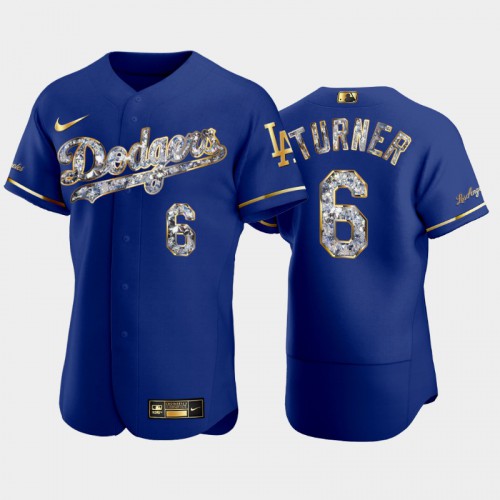 Los Angeles Los Angeles Dodgers #6 Trea Turner Men's Diamond Edition Jersey - Royal Men's cheap jerseys for sale - CheapJerseys.Shop