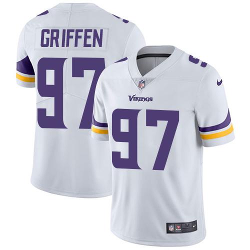 Minnesota Vikings #97 Everson Griffen White Men's Stitched Vapor Untouchable Limited Jersey Men's cheap jerseys for sale - CheapJerseys.Shop