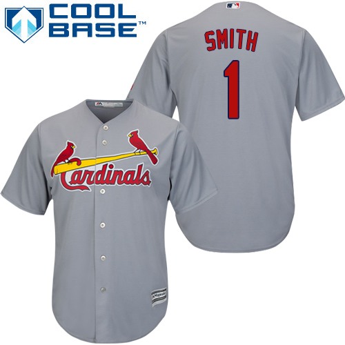 St.Louis Cardinals #1 Ozzie Smith Grey Cool Base Stitched Youth Jersey Youth cheap jerseys for sale - CheapJerseys.Shop