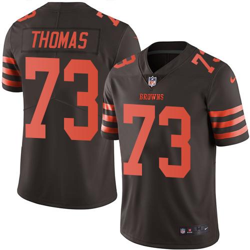 Browns #73 Joe Thomas Brown Youth Stitched Limited Rush Jersey cheap jerseys for sale - CheapJerseys.Shop