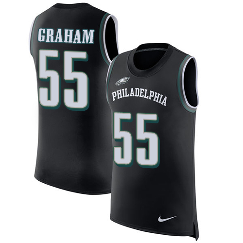 Eagles #55 Brandon Graham Black Alternate Men's Stitched Limited Rush Tank Top Jersey cheap jerseys for sale - CheapJerseys.Shop