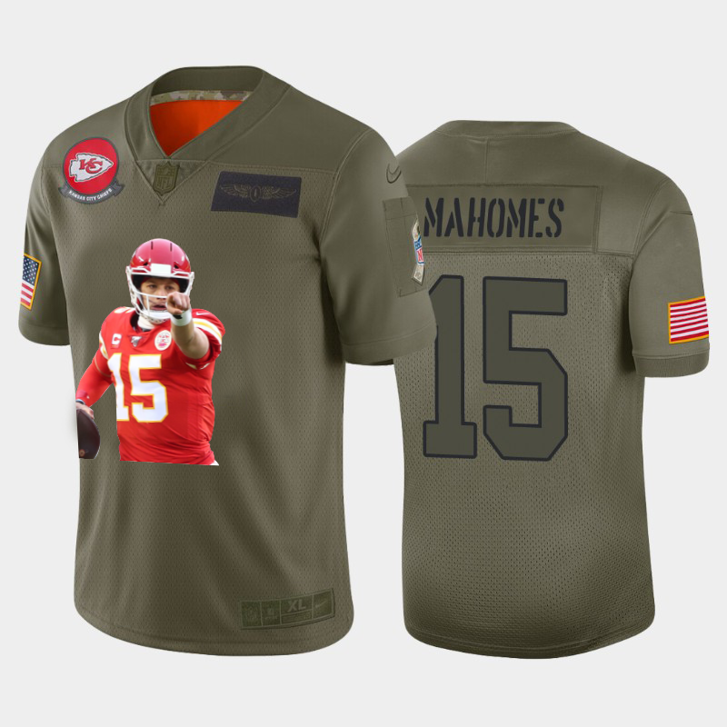 Kansas City Chiefs #15 Patrick Mahomes Team Hero 1 Vapor Limited Jersey Camo cheap jerseys for sale - CheapJerseys.Shop