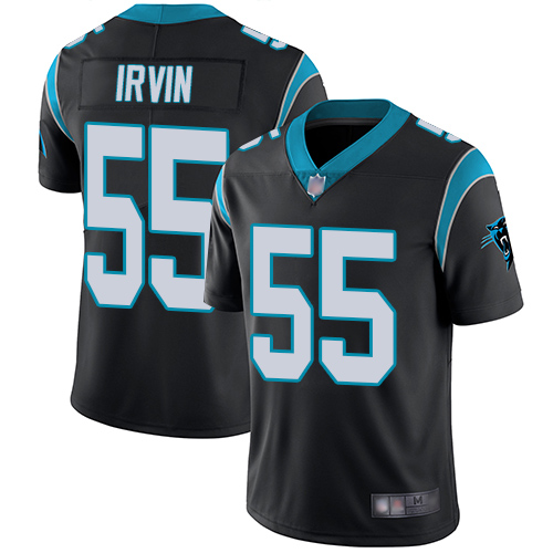 Carolina Panthers #55 Bruce Irvin Black Team Color Men's Stitched Vapor Untouchable Limited Jersey Men's cheap jerseys for sale - CheapJerseys.Shop