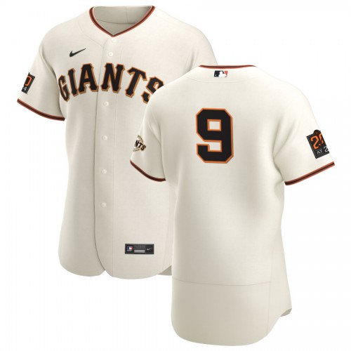 San Francisco San Francisco Giants #9 Brandon Belt Men's Cream Home 2020 Authentic 20 at 24 Patch Player Jersey Men's cheap jerseys for sale - CheapJerseys.Shop