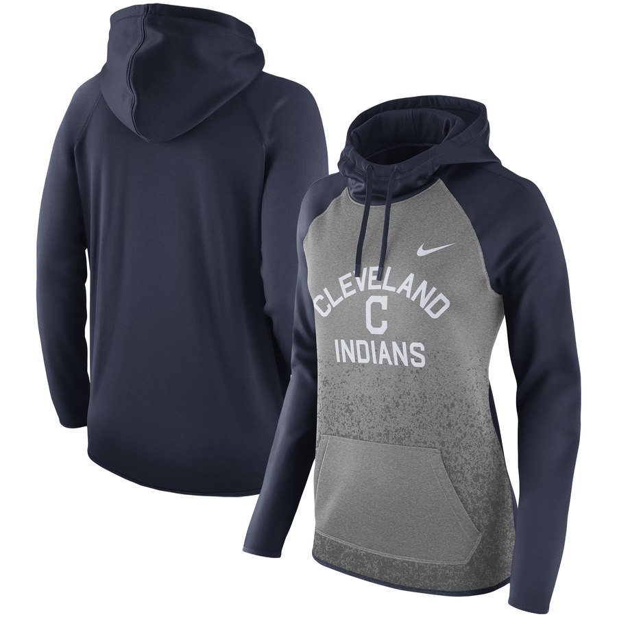 Cleveland Guardians Women's All-Time Therma Performance Pullover Hoodie Dark Gray cheap jerseys for sale - CheapJerseys.Shop