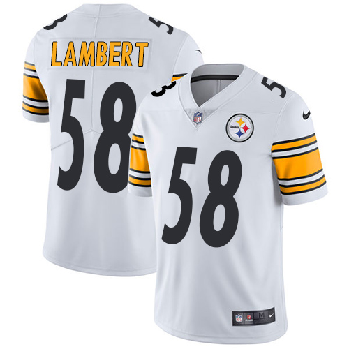 Pittsburgh Steelers #58 Jack Lambert White Men's Stitched Vapor Untouchable Limited Jersey Men's cheap jerseys for sale - CheapJerseys.Shop