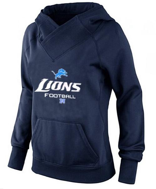Women's Detroit Lions Big & Tall Critical Victory Pullover Hoodie Navy Blue cheap jerseys for sale - CheapJerseys.Shop