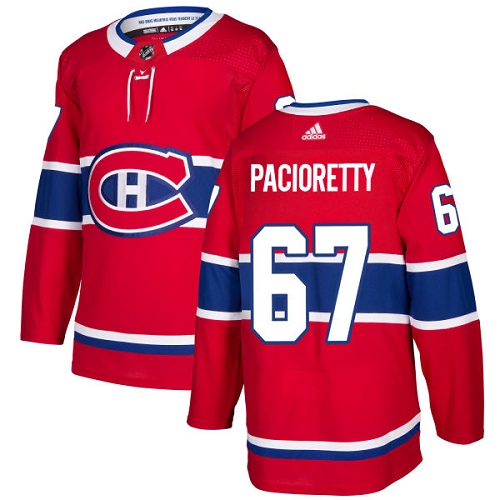 Montreal Canadiens #67 Max Pacioretty Red Home Authentic Stitched Jersey Men's cheap jerseys for sale - CheapJerseys.Shop