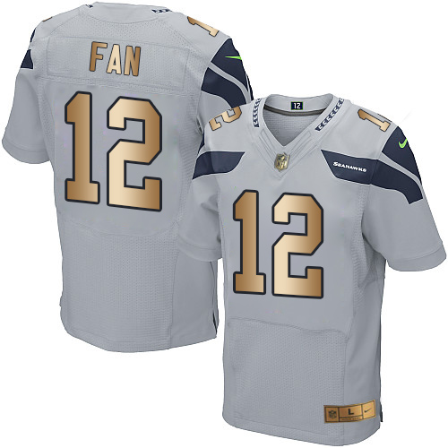Seahawks #12 Fan Grey Alternate Men's Stitched Elite Gold Jersey cheap jerseys for sale - CheapJerseys.Shop