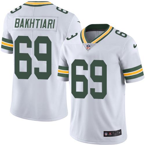 Green Bay Packers #69 David Bakhtiari White Men's Stitched Vapor Untouchable Limited Jersey Men's cheap jerseys for sale - CheapJerseys.Shop