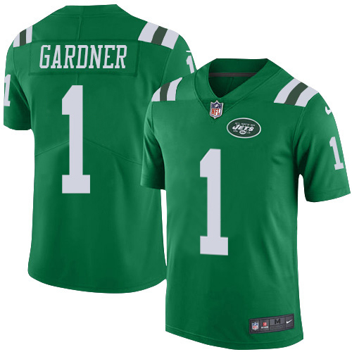 Jets #1 Ahmad Sauce Gardner Green Men's Stitched Elite Rush Jersey cheap jerseys for sale - CheapJerseys.Shop