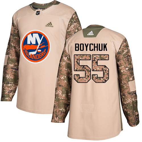 New York Islanders #55 Johnny Boychuk Camo Authentic 2017 Veterans Day Stitched Youth Jersey Youth cheap jerseys for sale - CheapJerseys.Shop