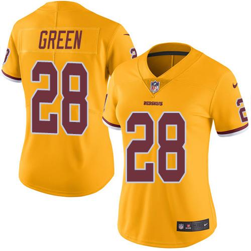 Washington Commanders #28 Darrell Green Gold Women's Stitched Limited Rush Jersey Womens cheap jerseys for sale - CheapJerseys.Shop