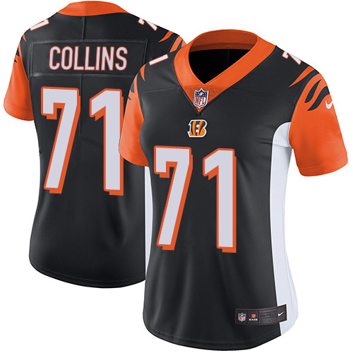 Bengals #71 La'el Collins Black Team Color Women's Stitched Vapor Untouchable Limited Jersey cheap jerseys for sale - CheapJerseys.Shop