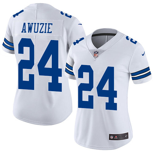 Dallas Cowboys #24 Chidobe Awuzie White Women's Stitched Vapor Untouchable Limited Jersey Womens cheap jerseys for sale - CheapJerseys.Shop