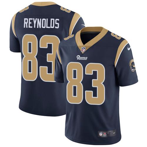 Los Angeles Rams #83 Josh Reynolds Navy Blue Team Color Men's Stitched Vapor Untouchable Limited Jersey Men's cheap jerseys for sale - CheapJerseys.Shop