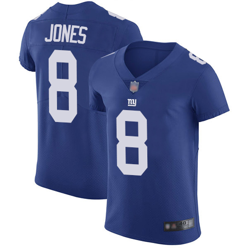 Giants #8 Daniel Jones Royal Blue Team Color Men's Stitched Vapor Untouchable Elite Jersey cheap jerseys for sale - CheapJerseys.Shop