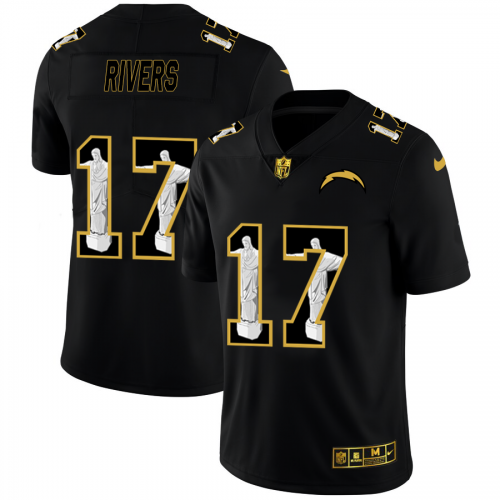 Los Angeles Los Angeles Chargers #17 Philip Rivers Men's Carbon Black Vapor Cristo Redentor Limited Jersey Men's cheap jerseys for sale - CheapJerseys.Shop