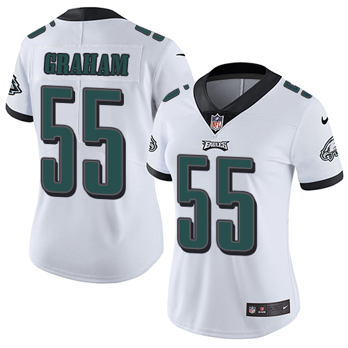 Eagles #55 Brandon Graham White Women's Stitched Vapor Untouchable Limited Jersey cheap jerseys for sale - CheapJerseys.Shop