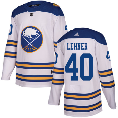 Buffalo Sabres #40 Robin Lehner White Authentic 2018 Winter Classic Stitched Jersey Men's cheap jerseys for sale - CheapJerseys.Shop