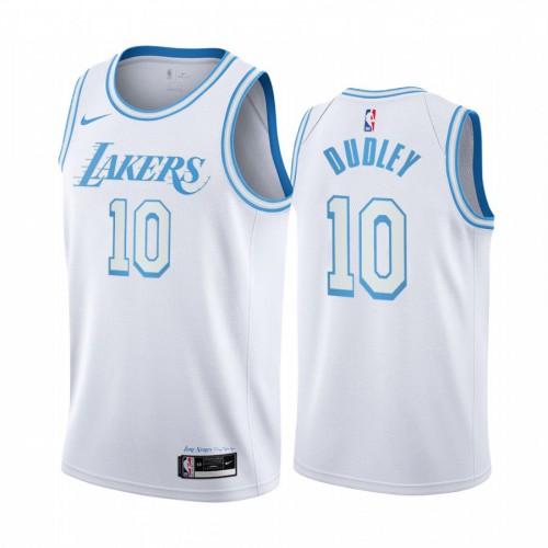 Los Angeles Lakers #10 Jared Dudley White Swingman 2020-21 City Edition Jersey Mens cheap jerseys for sale - CheapJerseys.Shop