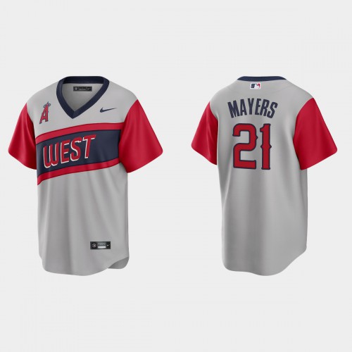 Los Angeles Los Angeles Angels #21 Mike Mayers Men's Gray 2021 Little League Classic Game Jersey Men's cheap jerseys for sale - CheapJerseys.Shop