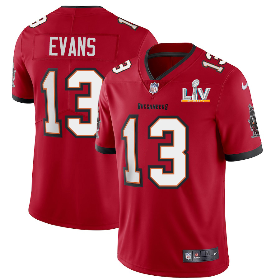 Tampa Bay Buccaneers #13 Mike Evans Youth Super Bowl LV Bound Red Vapor Limited Jersey cheap jerseys for sale - CheapJerseys.Shop