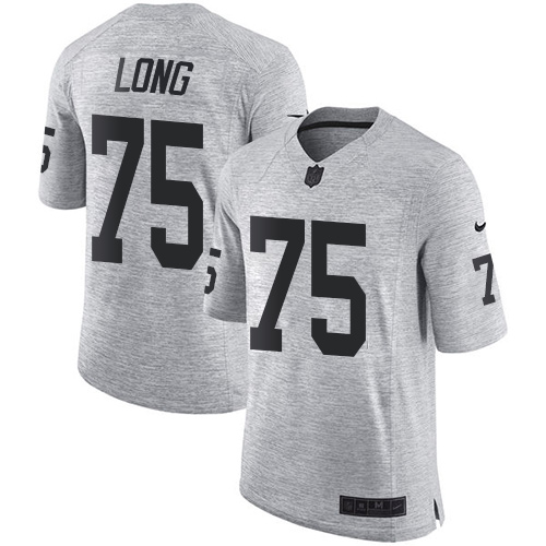 Las Vegas Raiders #75 Howie Long Gray Men's Stitched Limited Gridiron Gray II Jersey Men's cheap jerseys for sale - CheapJerseys.Shop