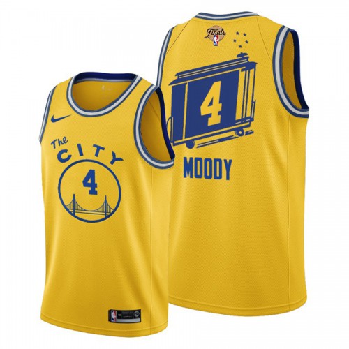 Golden State Warriors #4 Moses Moody Gold Youth 2022 Finals Jersey Youth cheap jerseys for sale - CheapJerseys.Shop