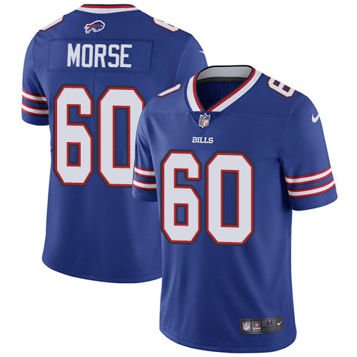 Buffalo Bills #60 Mitch Morse Royal Blue Team Color Men's Stitched Vapor Untouchable Limited Jersey Men's cheap jerseys for sale - CheapJerseys.Shop