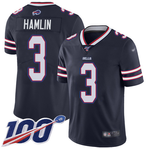 Bills #3 Damar Hamlin Navy Youth Stitched Limited Inverted Legend 100th Season Jersey cheap jerseys for sale - CheapJerseys.Shop