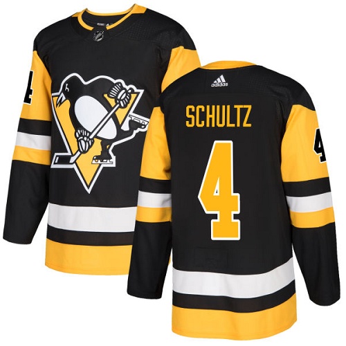 Pittsburgh Penguins #4 Justin Schultz Black Home Authentic Stitched Jersey Men's cheap jerseys for sale - CheapJerseys.Shop