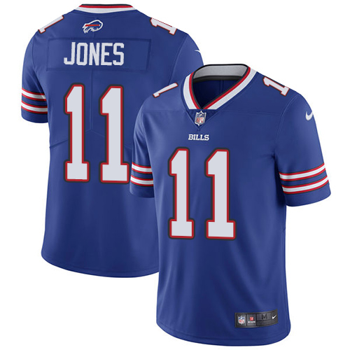 Buffalo Bills #11 Zay Jones Royal Blue Team Color Men's Stitched Vapor Untouchable Limited Jersey Men's cheap jerseys for sale - CheapJerseys.Shop