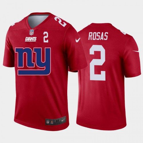 New York New York Giants #2 Aldrick Rosas Red Men's Big Team Logo Player Vapor Limited Jersey Men's cheap jerseys for sale - CheapJerseys.Shop