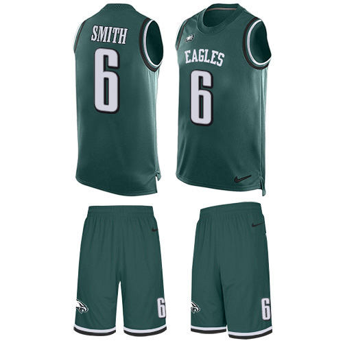 Eagles #6 DeVonta Smith Green Team Color Men's Stitched Limited Tank Top Suit Jersey cheap jerseys for sale - CheapJerseys.Shop
