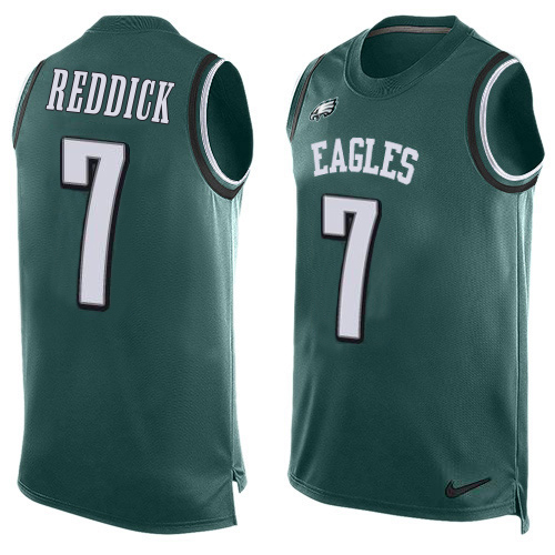 Eagles #7 Haason Reddick Green Team Color Men's Stitched Limited Tank Top Jersey cheap jerseys for sale - CheapJerseys.Shop