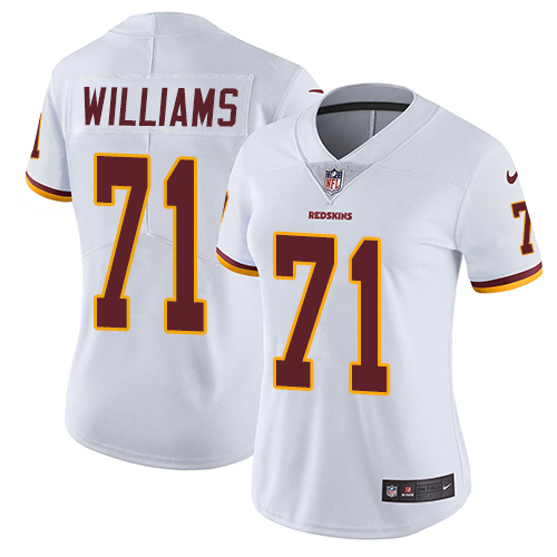 Washington Commanders #71 Trent Williams White Women's Stitched Vapor Untouchable Limited Jersey Womens cheap jerseys for sale - CheapJerseys.Shop