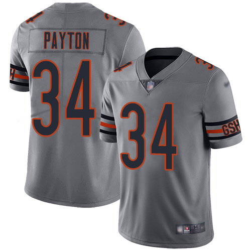 Bears #34 Walter Payton Silver Men's Stitched Limited Inverted Legend Jersey cheap jerseys for sale - CheapJerseys.Shop