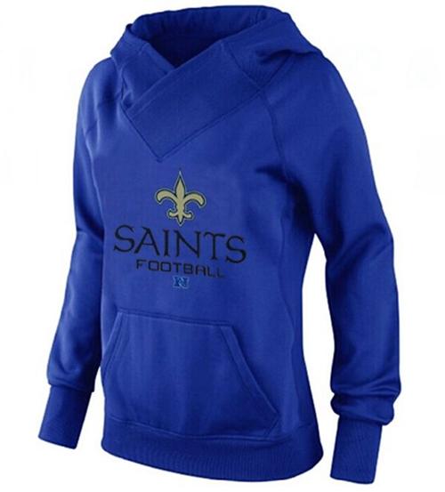 Women's New Orleans Saints Big & Tall Critical Victory Pullover Hoodie Blue cheap jerseys for sale - CheapJerseys.Shop