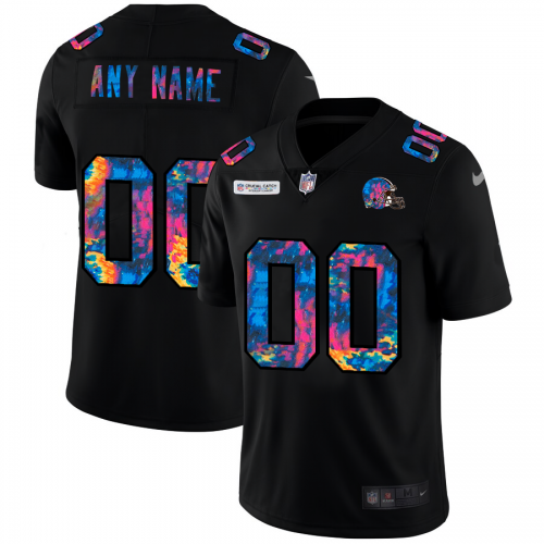 Cleveland Browns Custom Men's Multi-Color Black 2020 Crucial Catch Vapor Untouchable Limited Jersey cheap jerseys for sale - CheapJerseys.Shop