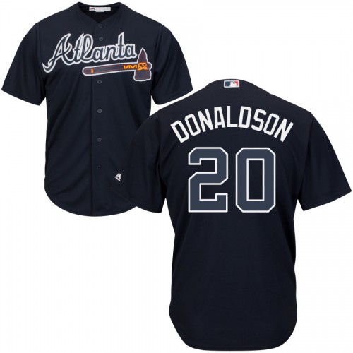 Atlanta Braves #20 Josh Donaldson Navy Blue New Cool Base Stitched Jersey Men's cheap jerseys for sale - CheapJerseys.Shop