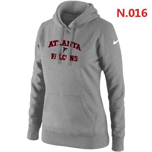 Women's Atlanta Falcons Heart & Soul Pullover Hoodie Grey cheap jerseys for sale - CheapJerseys.Shop