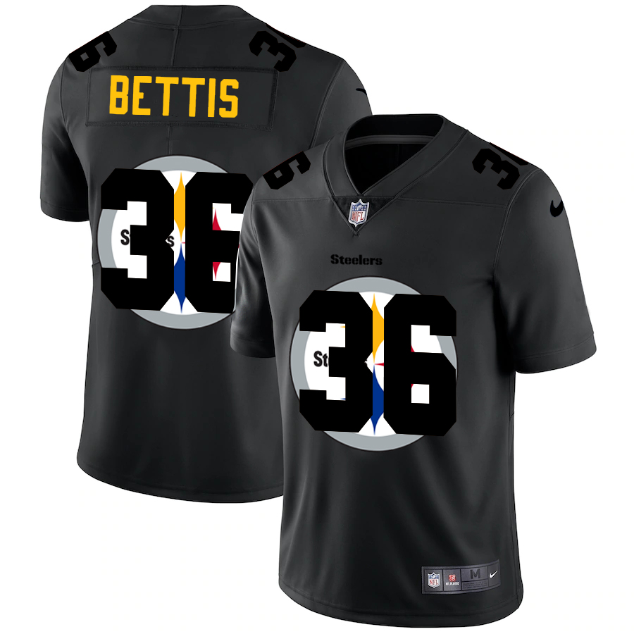 Pittsburgh Steelers #36 Jerome Bettis Men's Team Logo Dual Overlap Limited Jersey Black cheap jerseys for sale - CheapJerseys.Shop