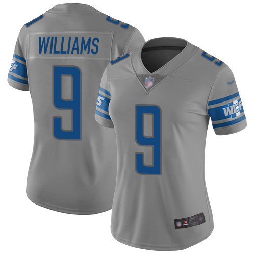 Lions #9 Jameson Williams Gray Women's Stitched Limited Inverted Legend Jersey cheap jerseys for sale - CheapJerseys.Shop