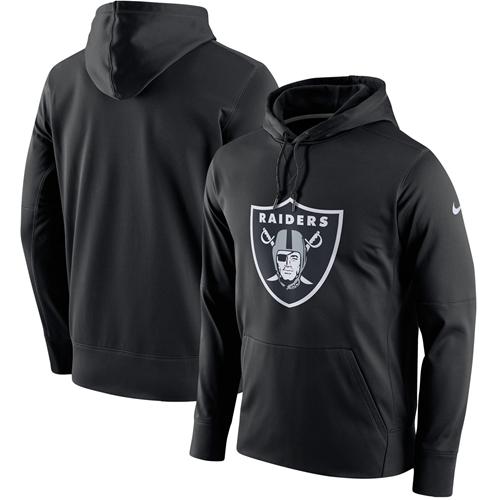 Men's Las Vegas Raiders Black Circuit Logo Essential Performance Hoodie cheap jerseys for sale - CheapJerseys.Shop