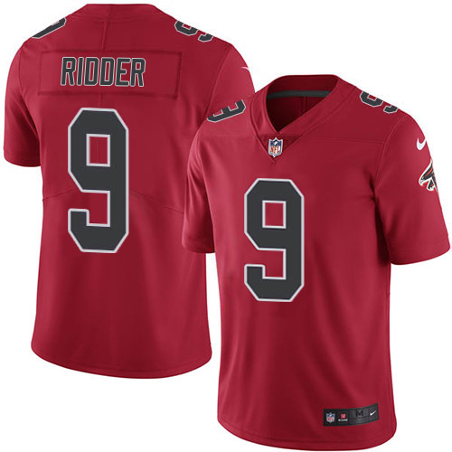 Falcons #9 Desmond Ridder Red Stitched Youth Limited Rush Jersey cheap jerseys for sale - CheapJerseys.Shop