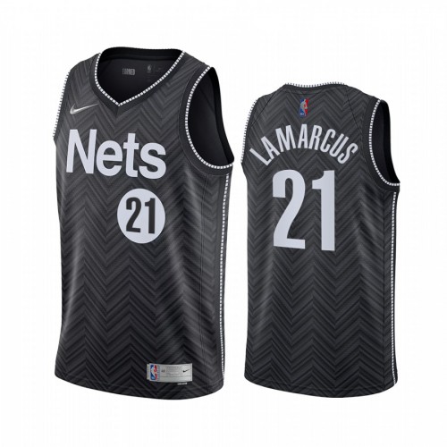 Brooklyn Brooklyn Nets #21 LaMarcus Aldridge Black Swingman 2020-21 Earned Edition Jersey Mens cheap jerseys for sale - CheapJerseys.Shop