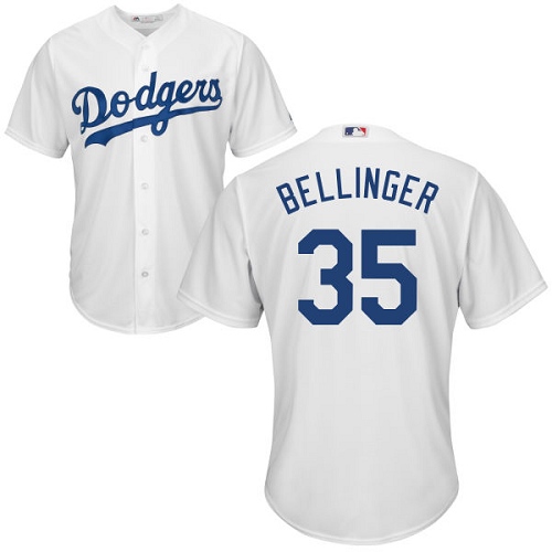 Los Angeles Dodgers #35 Cody Bellinger White Cool Base Stitched Youth Jersey Youth cheap jerseys for sale - CheapJerseys.Shop